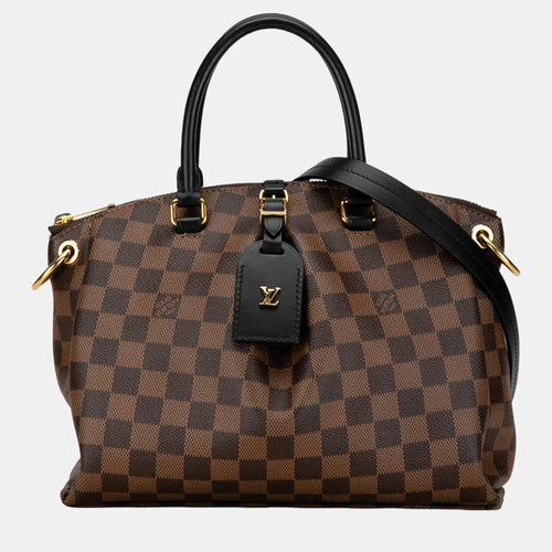 Brown Damier Ebene Odeon Tote PM
