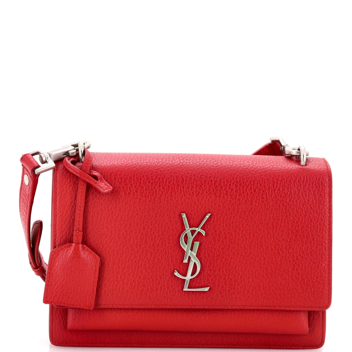 Saint Laurent Sunset Satchel Leather Medium