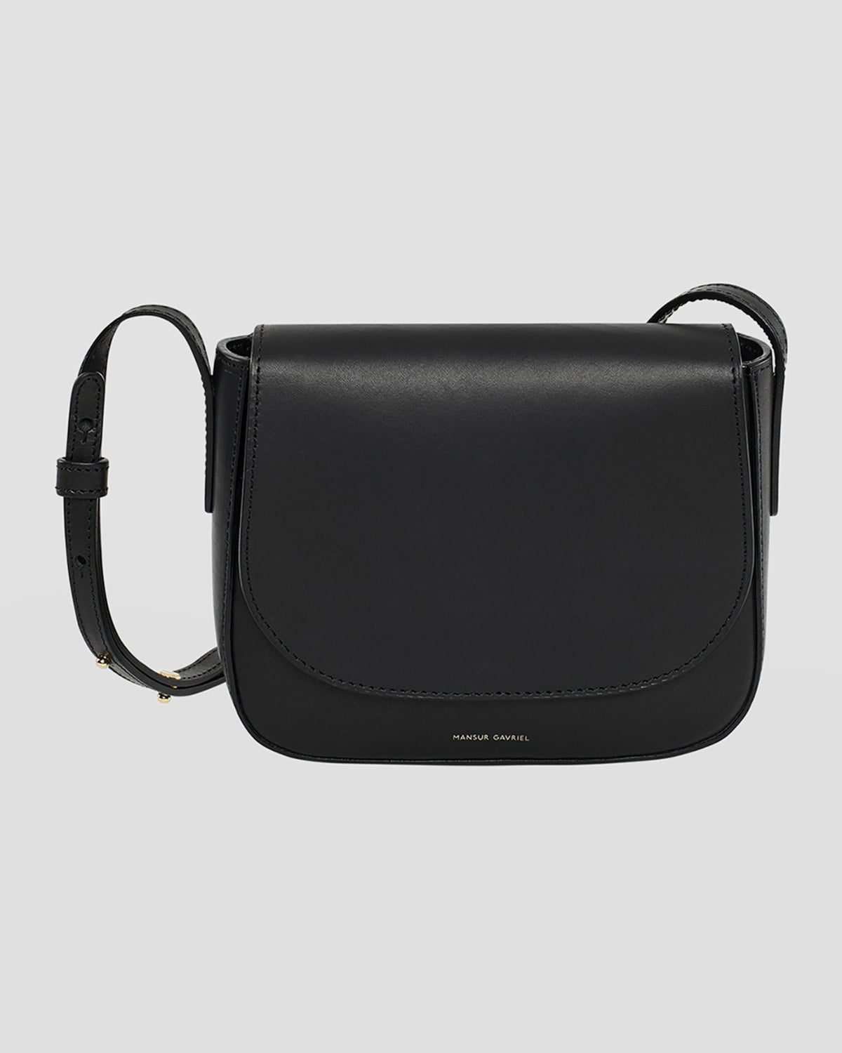 Mansur Gavriel Classic Flap Calf Leather Crossbody Bag