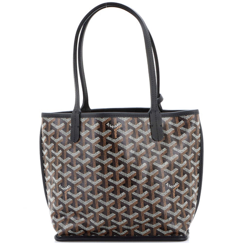 GOYARD Anjou Reversible Tote Coated Canvas Mini