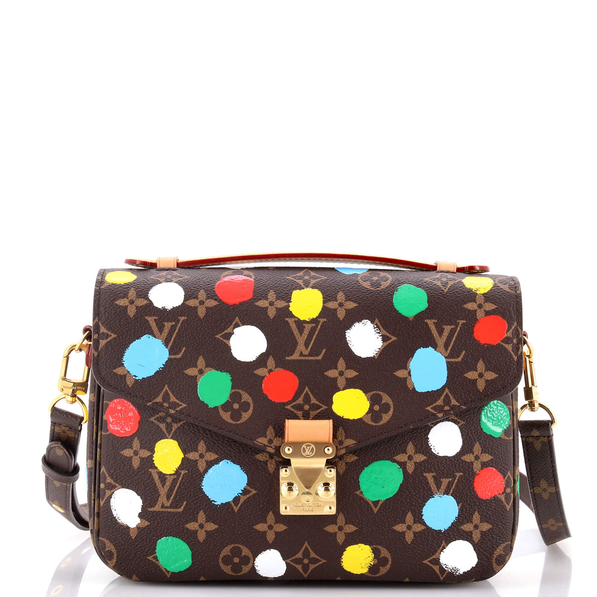 Louis Vuitton Pochette Metis Yayoi Kusama Painted Dots Monogram Canvas