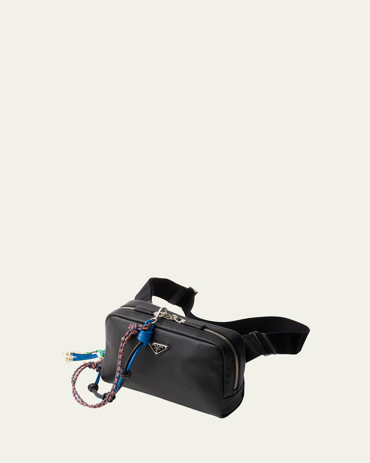 Prada Men's Vitello Daino Leather Belt Bag