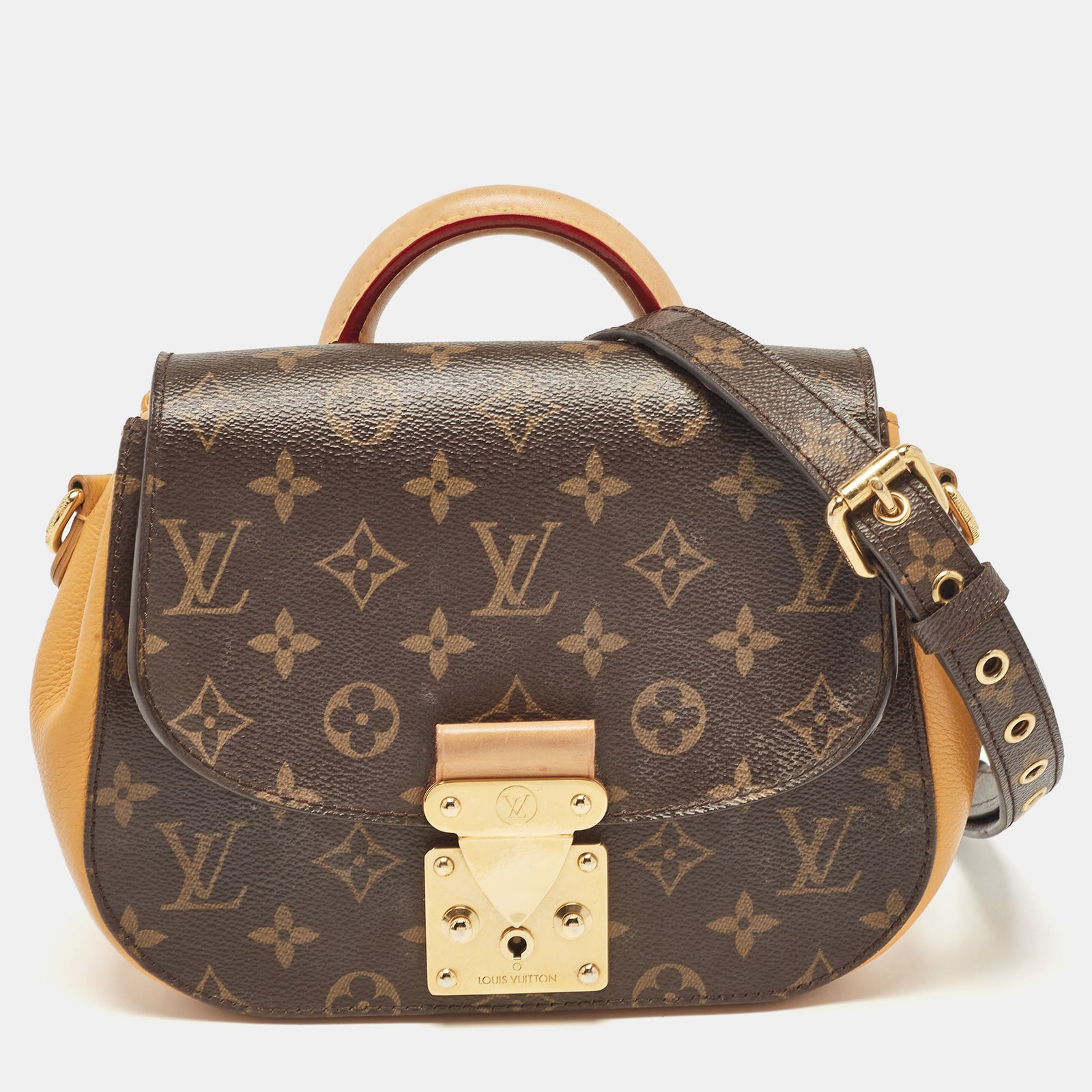 Louis Vuitton Sac Eden PM en toile monogrammée Safran