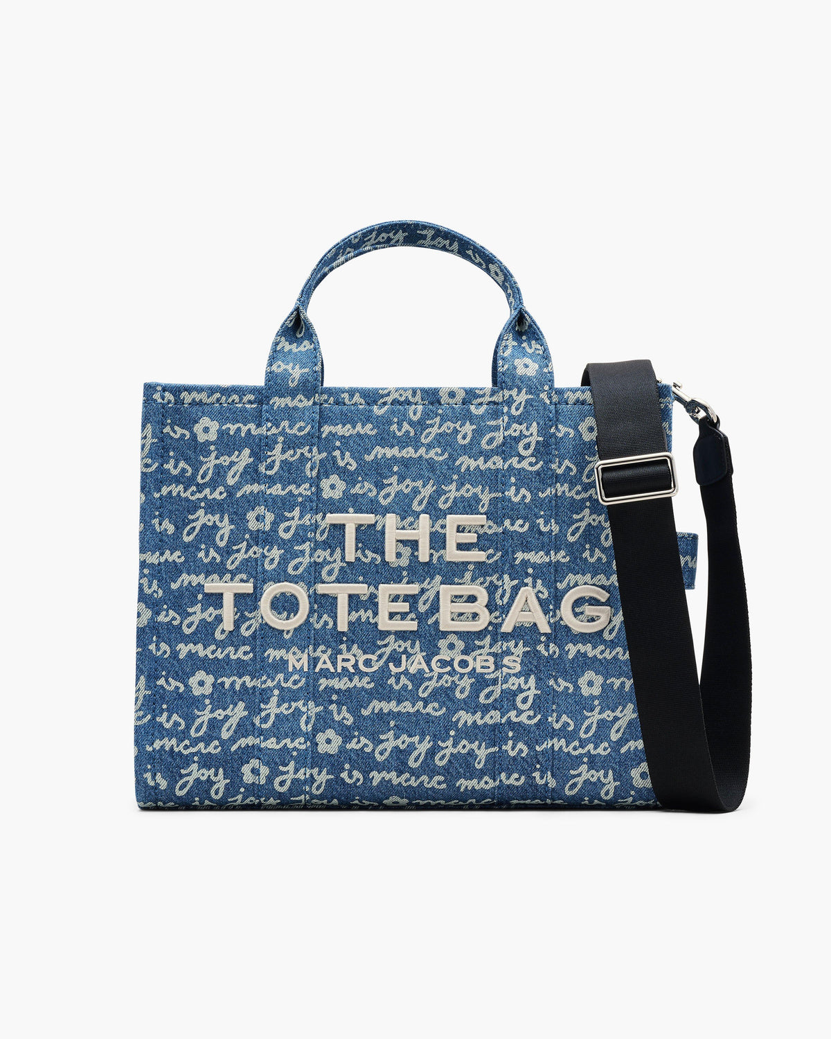 Marc Jacobs Marc Jacobs The Joy Denim Medium Tote Bag in Indigo Multi