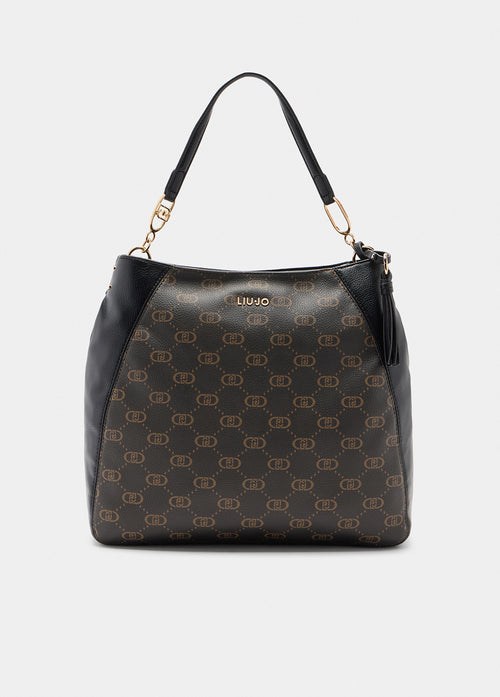 Liu Jo Sac Hobo Format Moyen Avec Logo