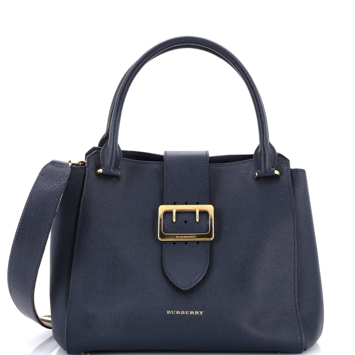 Burberry Buckle Tote Leather Medium