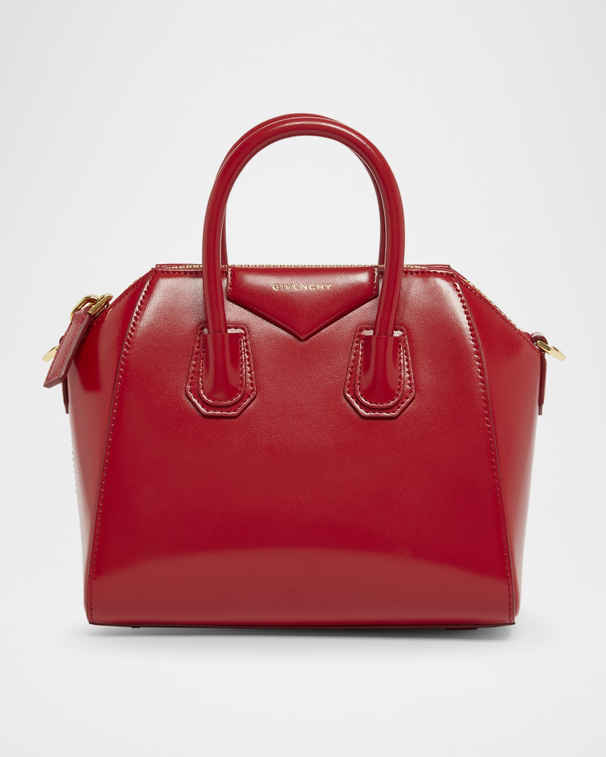 Givenchy Antigona Mini Top-Handle Bag in Patent Leather
