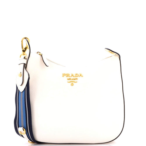 PRADA Dual Strap Hobo Vitello Daino Medium