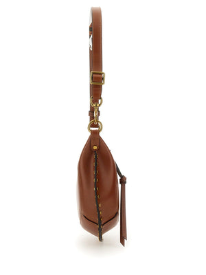 Isabel Marant Oskan Moon Shoulder Bag - Brown