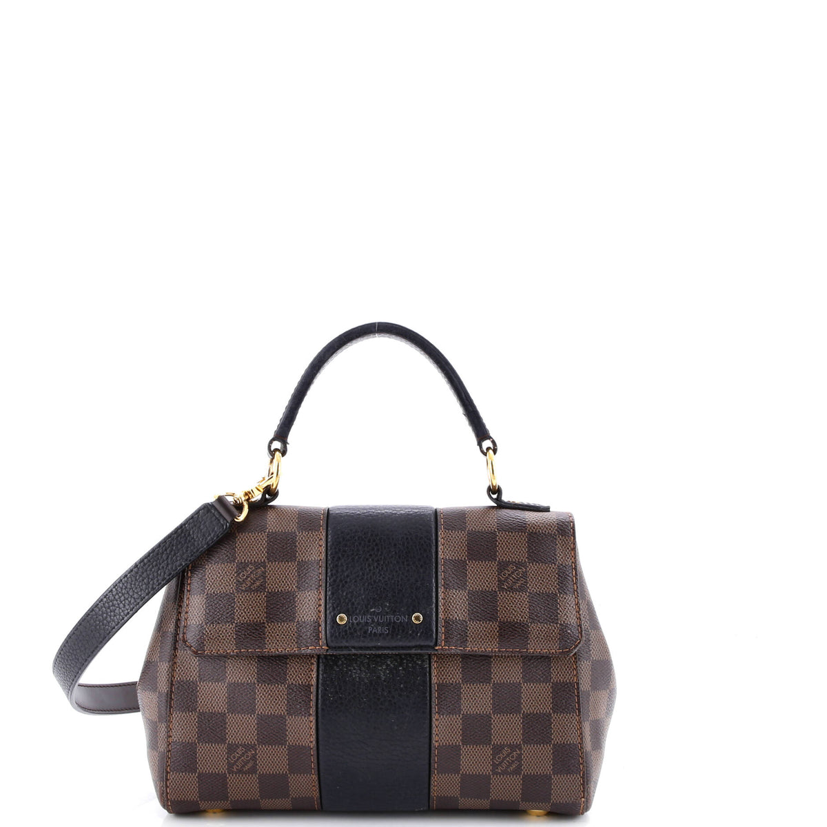 Louis Vuitton Bond Street Handbag Damier with Leather BB