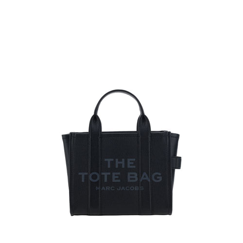Marc Jacobs Babe Top Handle Grained Calf Leather Tote Bag - Black