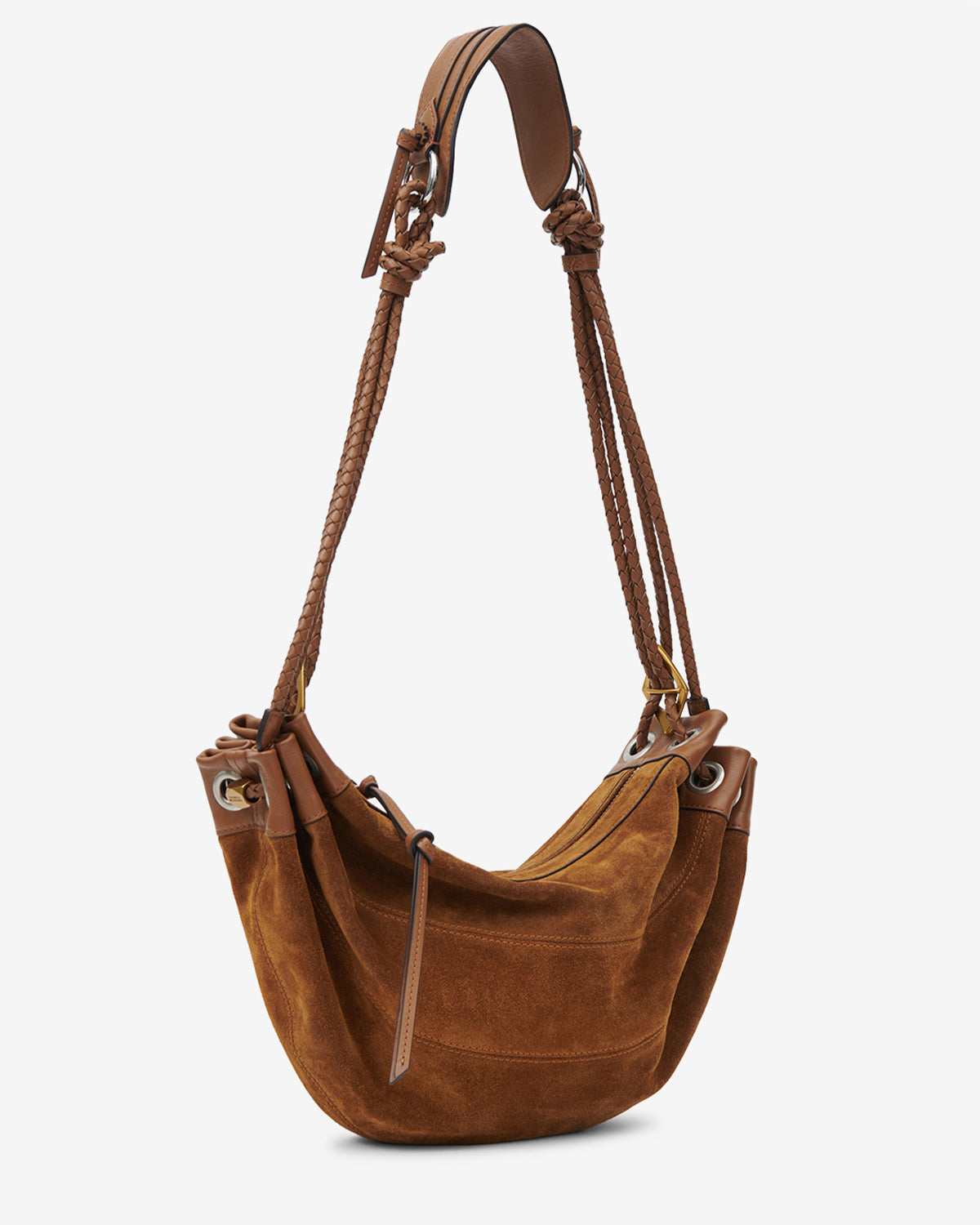 Isabel Marant Maia Medium Suede Bag -  - Cognac - Isabel Marant
