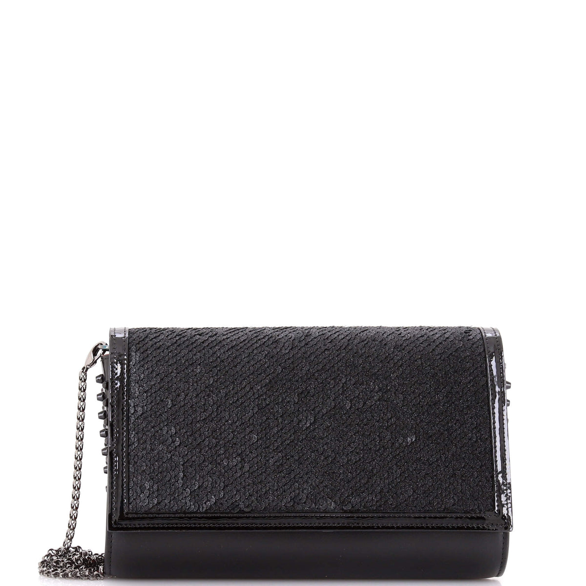 Christian Louboutin Paloma Clutch Embellished Leather Small
