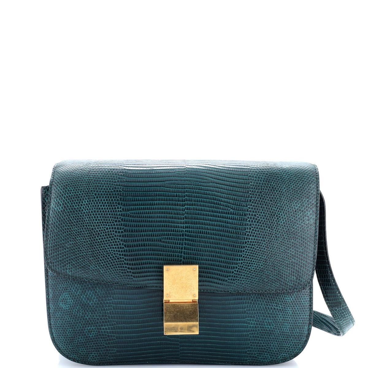 Celine CELINE Classic Box Bag Lizard Medium