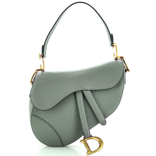 Saddle Handbag Leather Medium