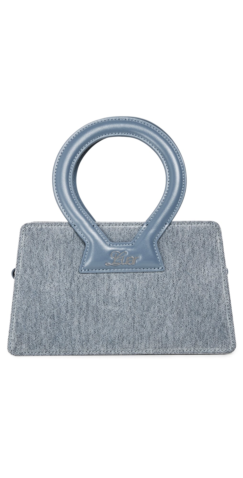 Luar Small Ana Bag Grey Enzyme Denim One Size