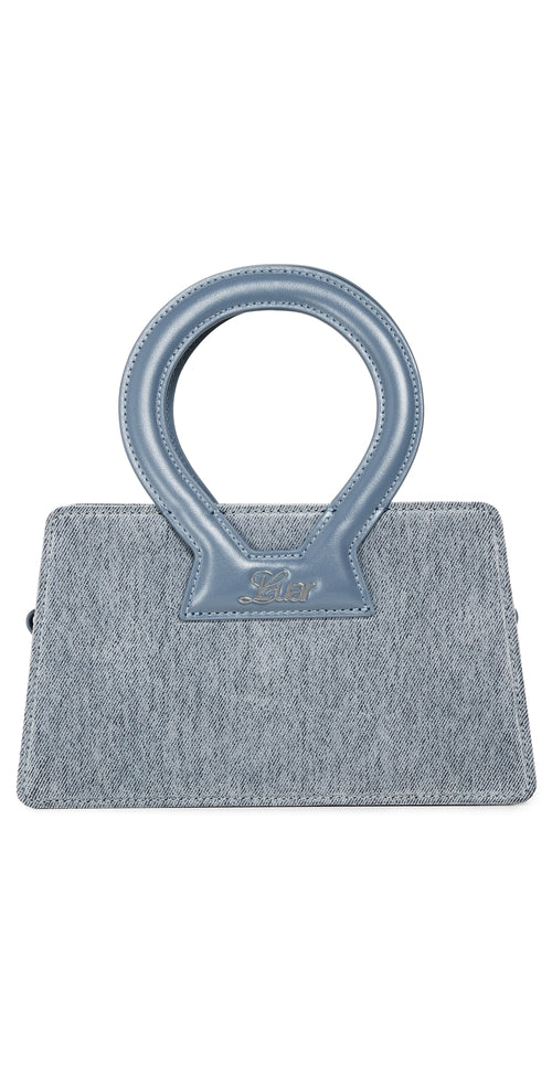 Small Ana Bag Grey Enzyme Denim One Size