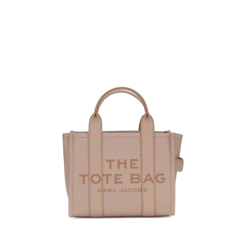 Marc Jacobs Crossbody Logo - Embossed Calf Leather Tote Bag - Beige