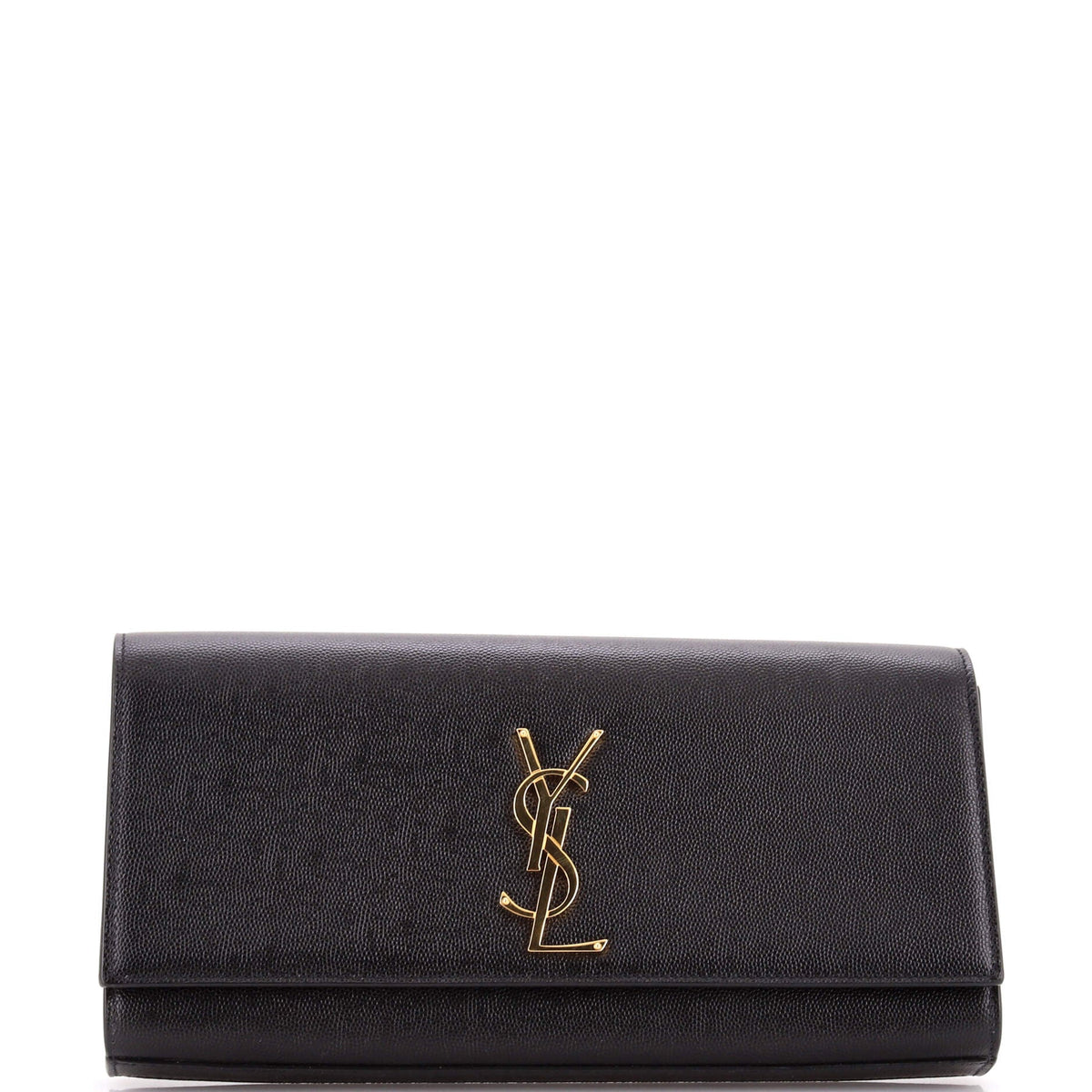 Saint Laurent Classic Monogram Clutch Leather Long