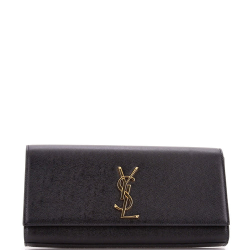 Classic Monogram Clutch Leather Long