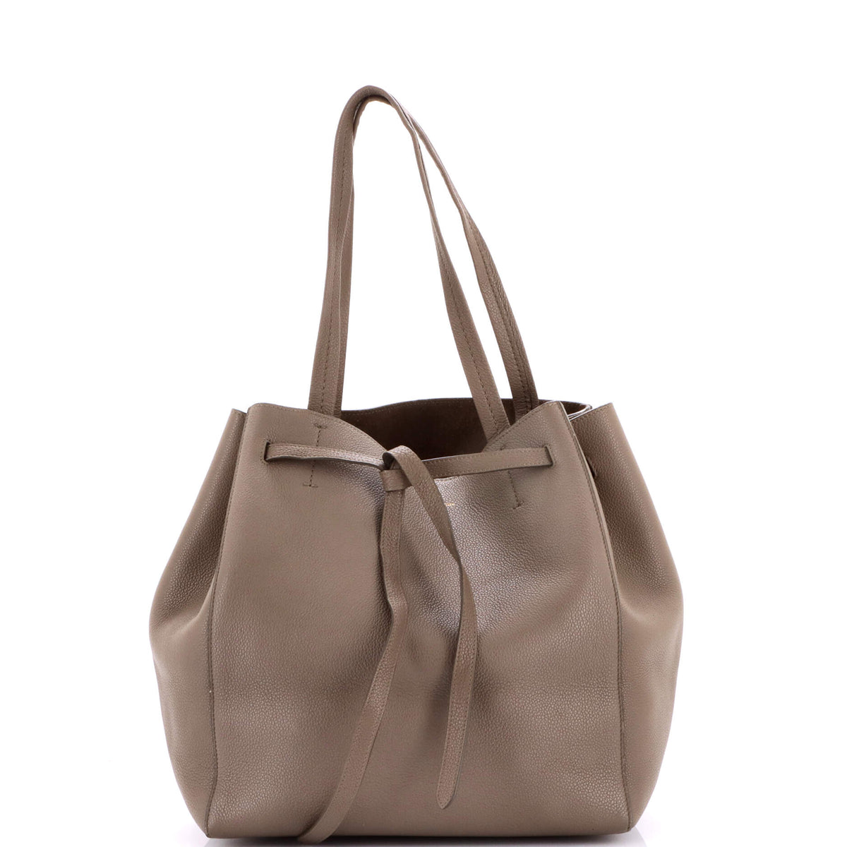 Celine CELINE Phantom Tie Cabas Tote Leather Small
