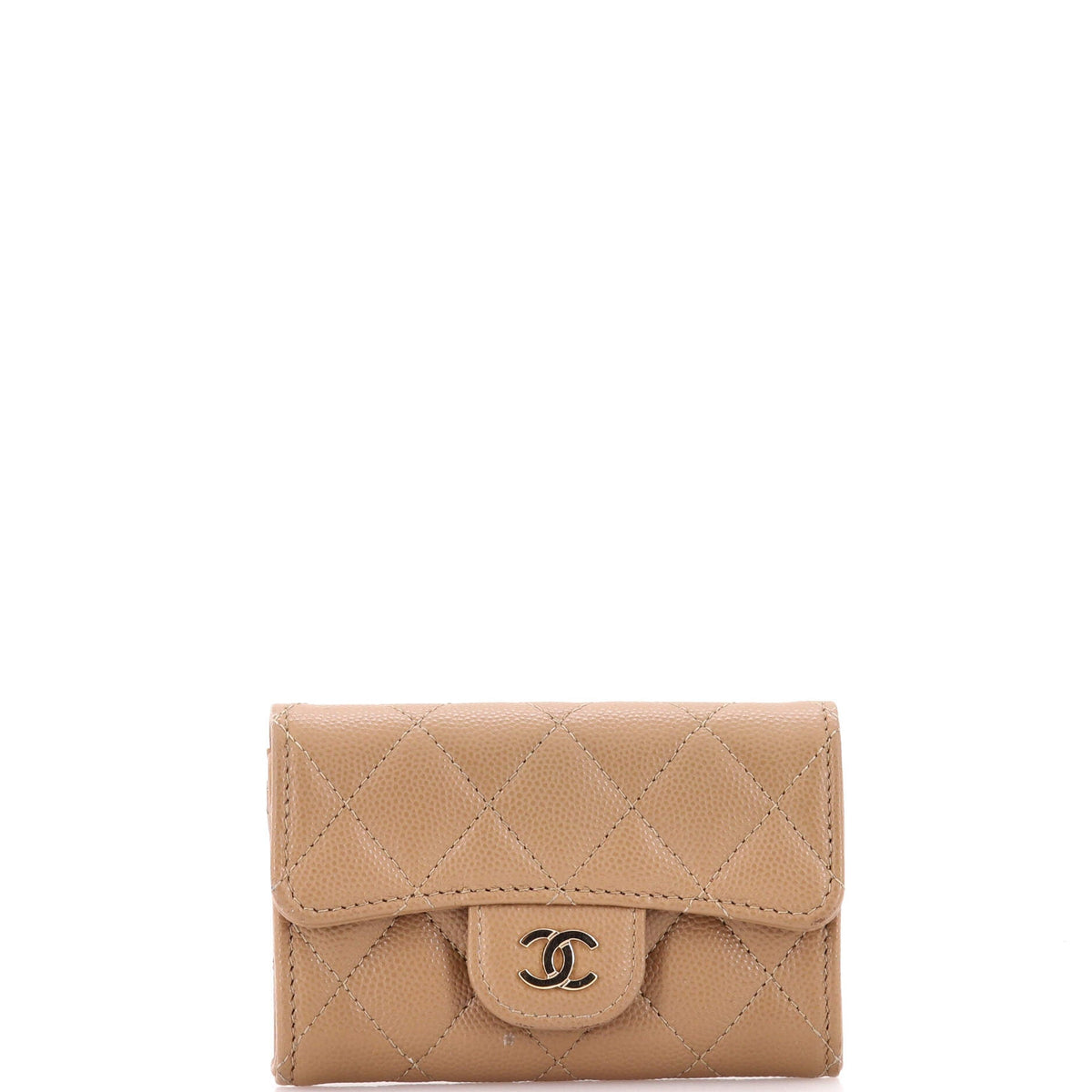 Chanel CHANEL Classic Flap Card Case Quilted Caviar
