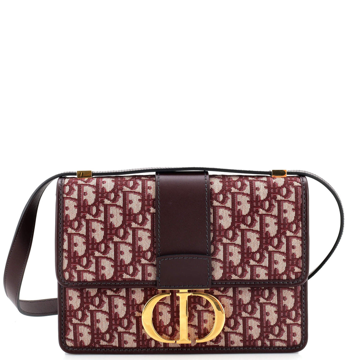 Christian Dior 30 Montaigne Flap Bag Oblique Canvas