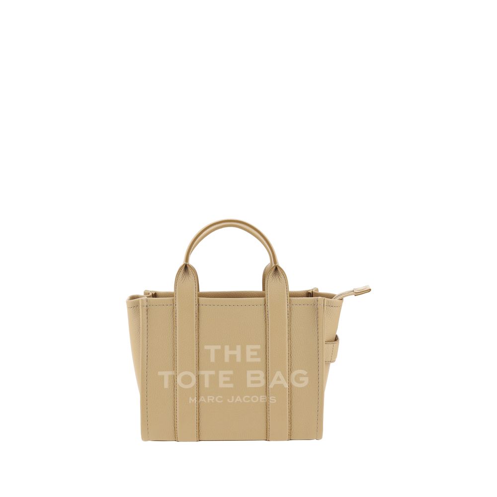 Marc Jacobs Marc Jacobs Babe Top Handle Grained Calf Leather Tote Bag - Camel