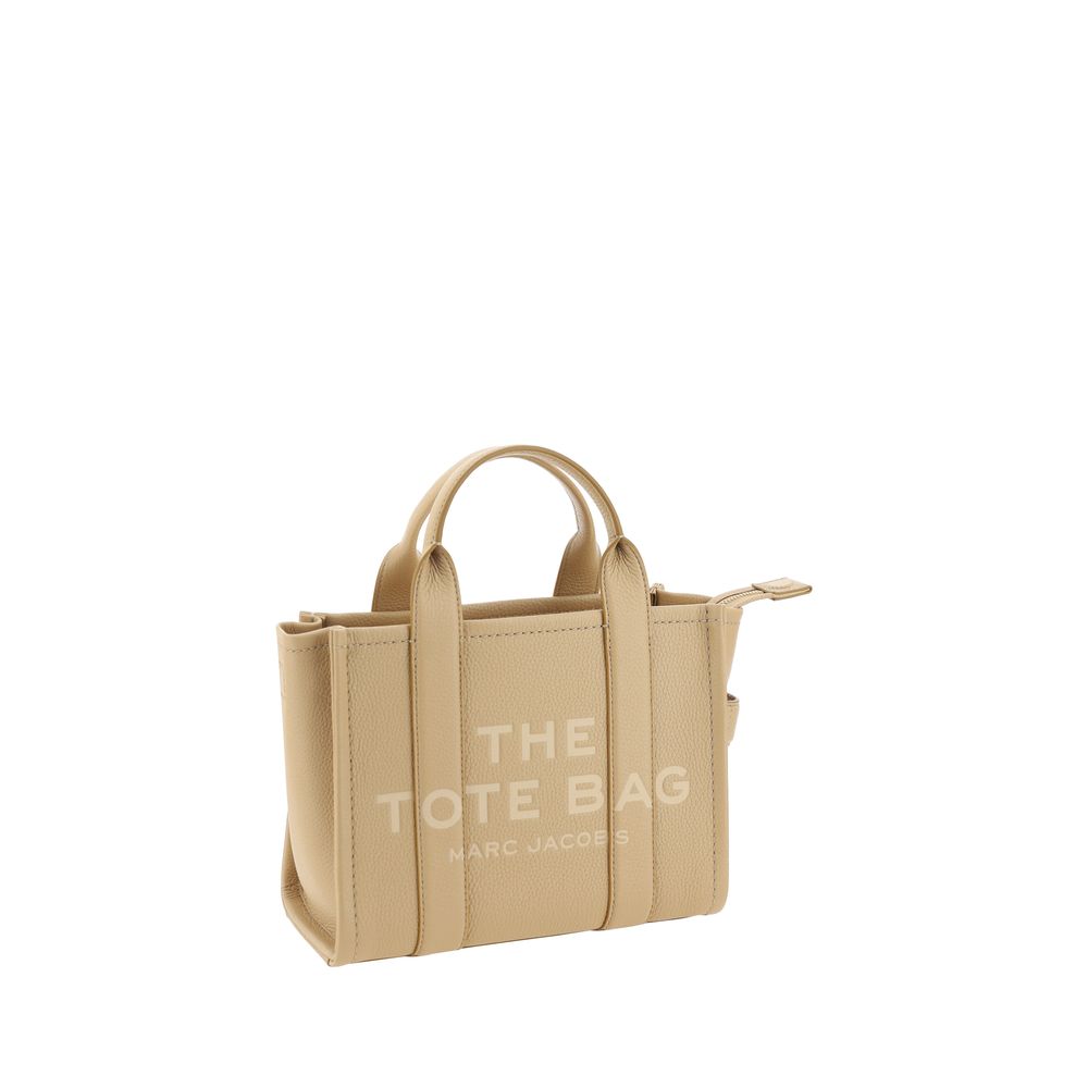 Marc Jacobs Marc Jacobs Babe Top Handle Grained Calf Leather Tote Bag - Camel