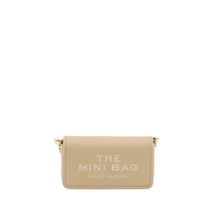 Marc Jacobs Shoulder Bag Leather Flap - Beige