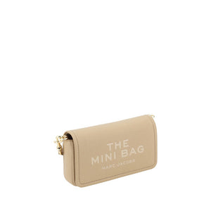 Marc Jacobs Shoulder Bag Leather Flap - Beige