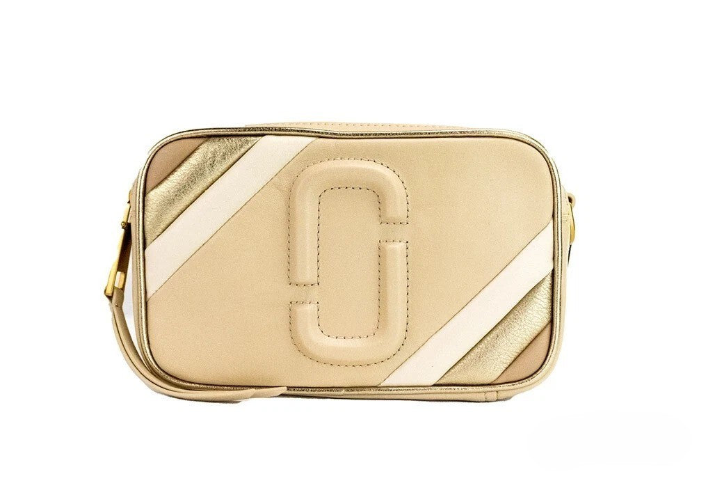 Marc Jacobs Marc Jacobs Nylon Crossbody Crossbody Signature Logo Patch Crossbody Bag - Gold