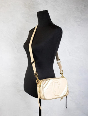 Marc Jacobs Nylon Crossbody Crossbody Signature Logo Patch Crossbody Bag - Gold