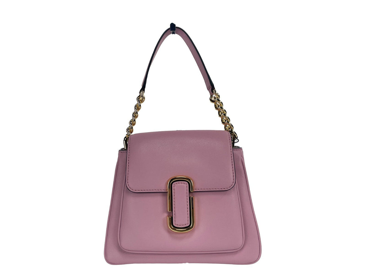 Marc Jacobs Marc Jacobs Babe Top Handle Leather Top Handle Bag - Purple
