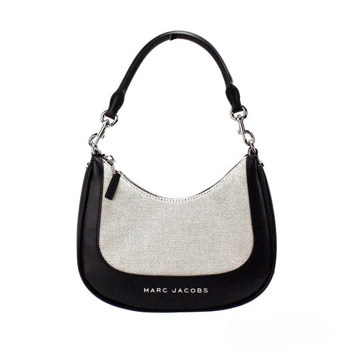 Marc Jacobs Shoulder Bag Canvas and Leather - Black