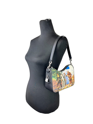 Marc Jacobs Nylon Crossbody Crossbody Wizard of Oz Print Leather Crossbody Bag - Gold