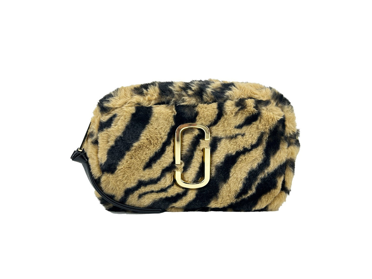 Marc Jacobs Marc Jacobs Nylon Crossbody Crossbody Tiger Fur Crossbody Bag - Gold
