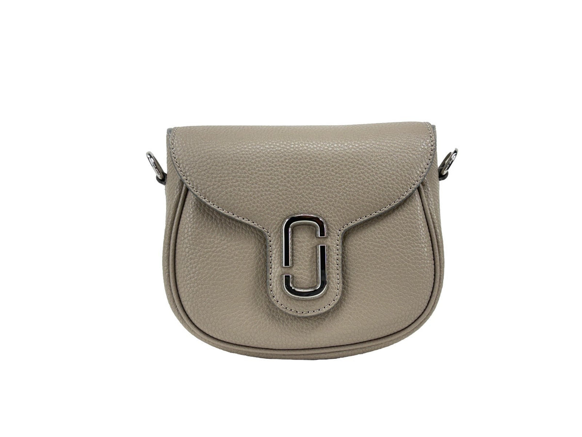 Marc Jacobs Marc Jacobs Nylon Crossbody Crossbody Pebbled Leather Crossbody Bag - Gray