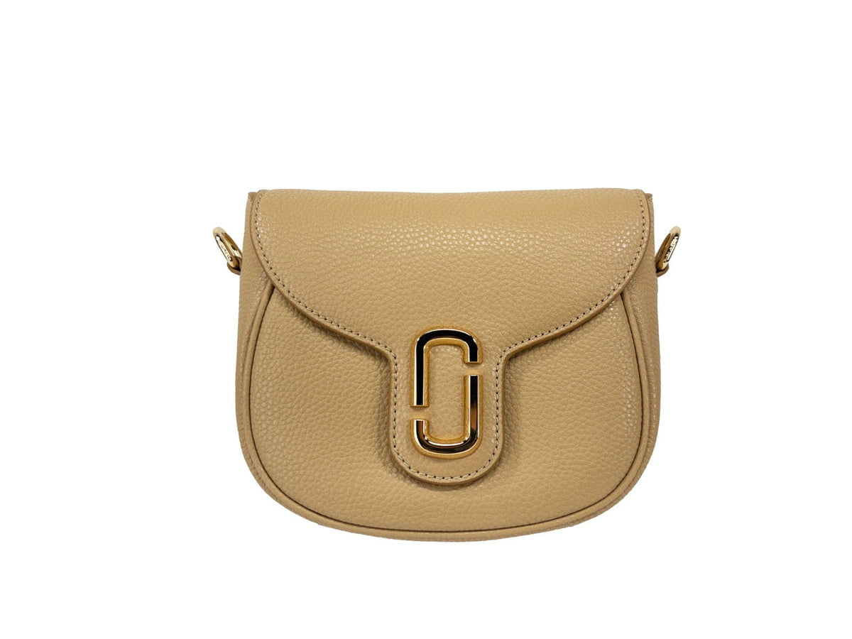Marc Jacobs Marc Jacobs Nylon Crossbody Crossbody Pebble Leather Saddle Crossbody Bag - Gold