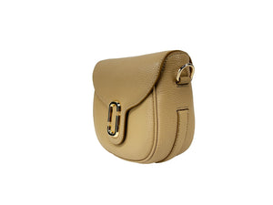 Marc Jacobs Nylon Crossbody Crossbody Pebble Leather Saddle Crossbody Bag - Gold