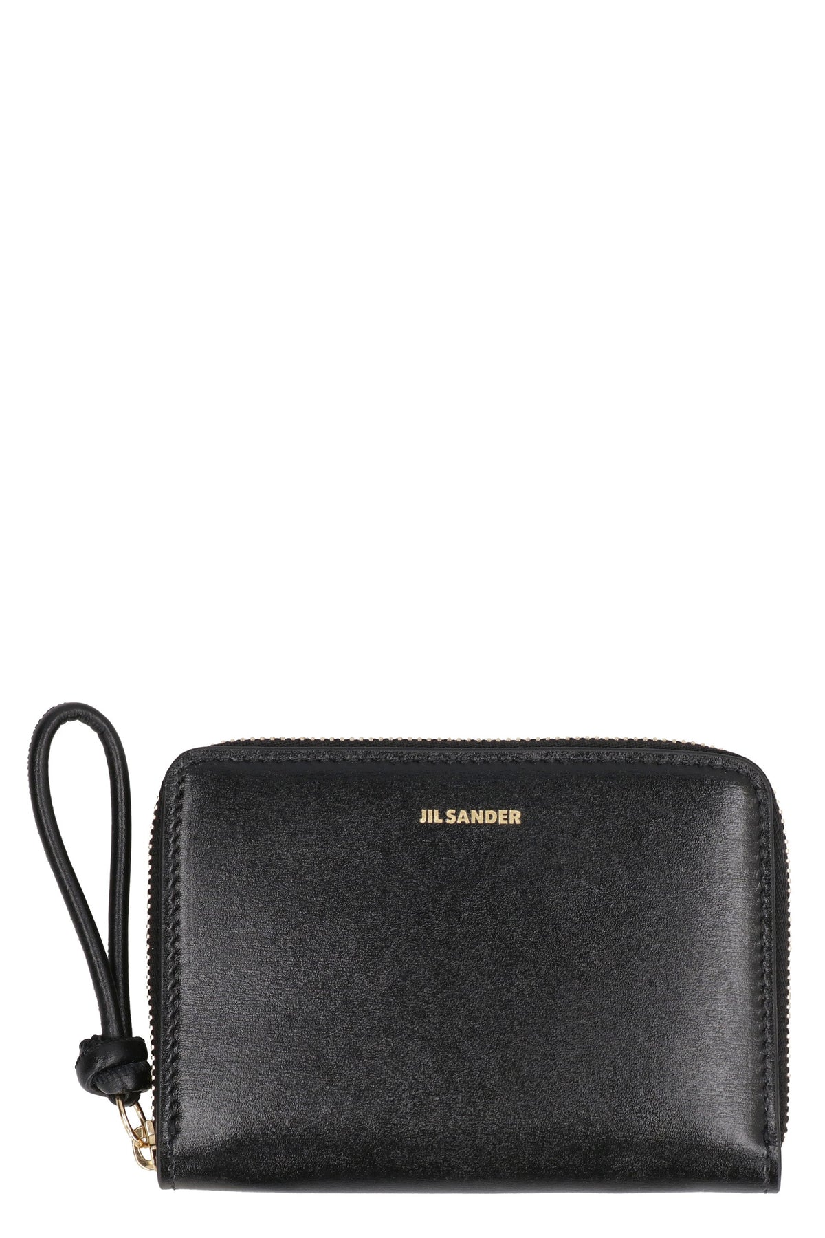 Jil Sander Women's Small Leather Wallet in Black | J07UI0006P4841 Color 001