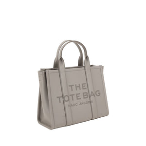 Marc Jacobs Belt Shoulder Shoulder Grained Calf Leather Tote Bag - Gray