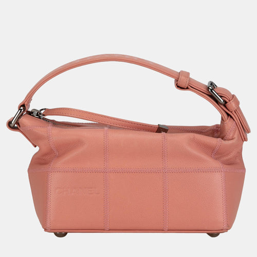 Pink Caviar Square Stitched Bag