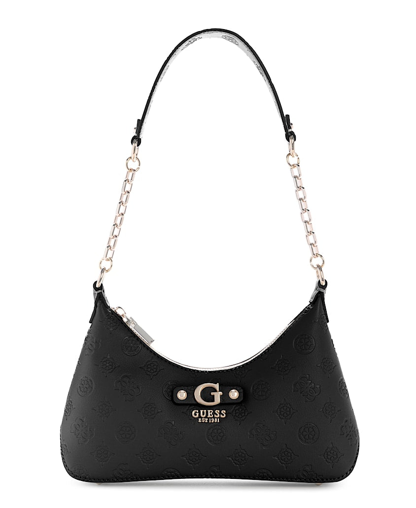 Guess Dita Debossed Peony Shoulder Bag