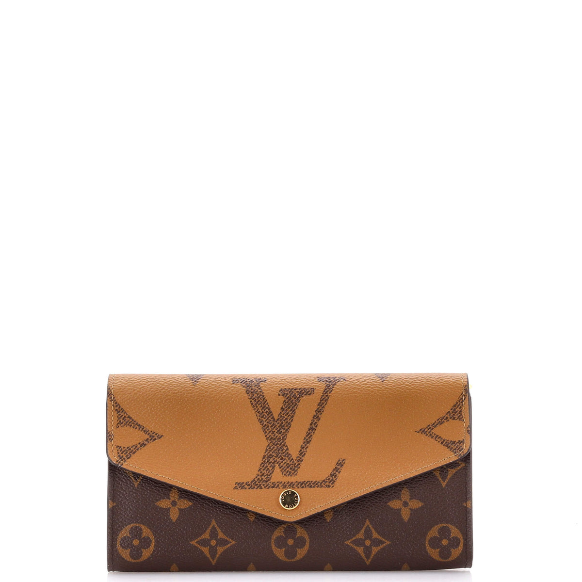 Louis Vuitton Sarah Wallet NM Reverse Monogram Giant and Monogram Canvas