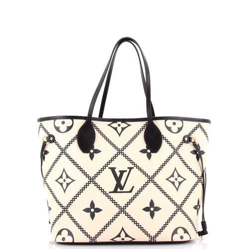 Neverfull NM Tote Monogram Empreinte Giant Broderies MM