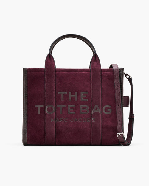 Marc Jacobs The Suede Medium Tote Bag in Dark Plum