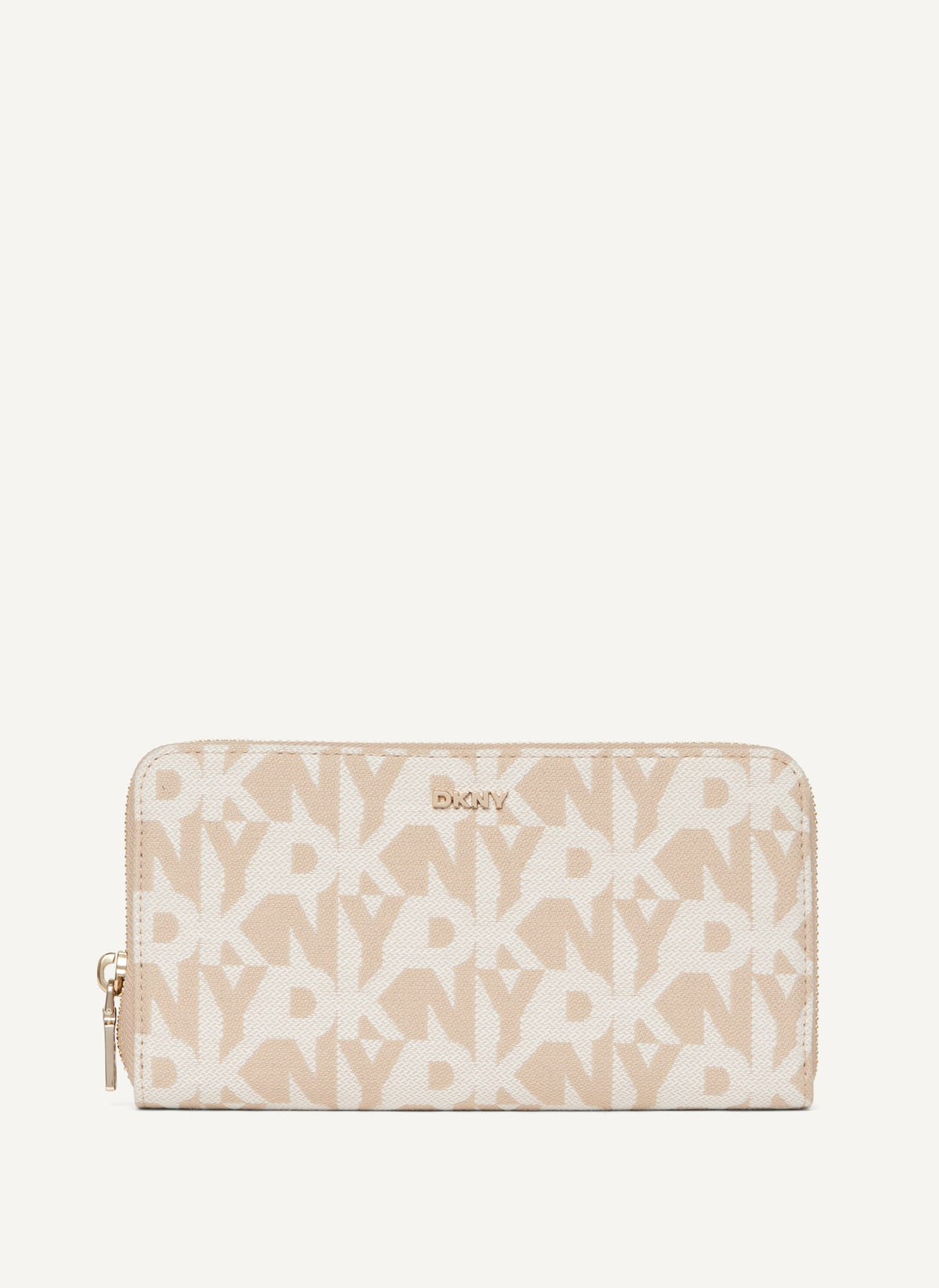 DKNY Women's Gramercy Large Zip Around Wallet in Brown