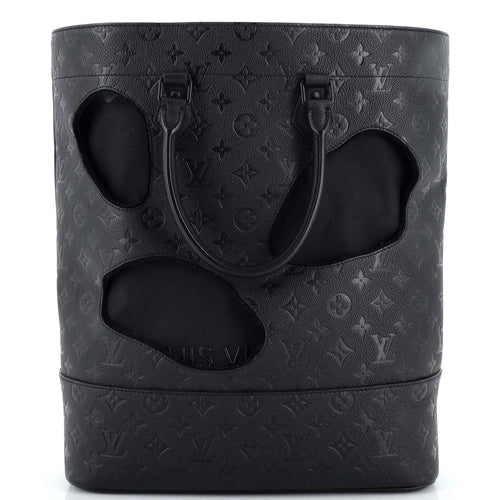 Rei Kawakubo Bag with Holes Monogram Empreinte Leather MM