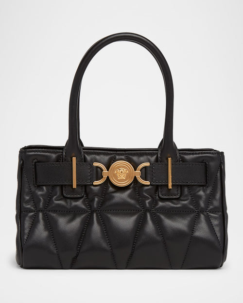 Medusa 95 Small Quilted Leather Shoulder Bag